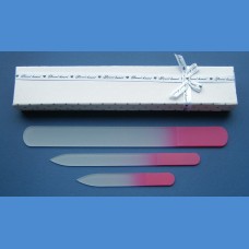 Pánská dárková sada skleněných pilníků 1+1+1 dvoubarva Pro pány